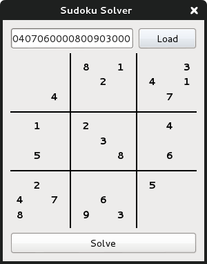 My Sudoku Solving Program